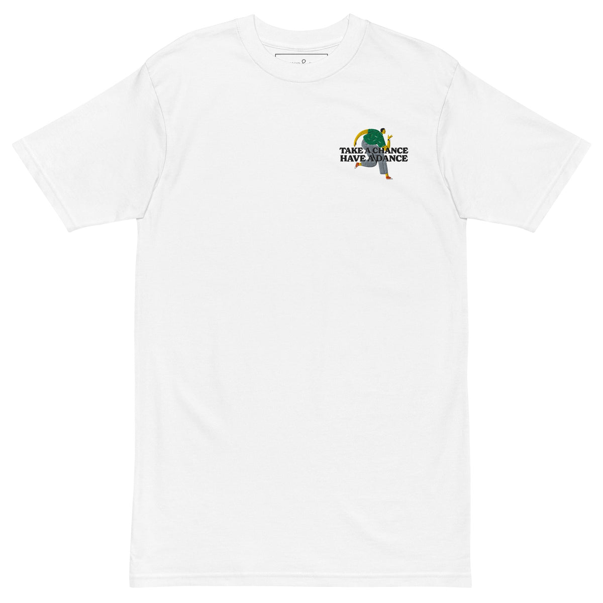 Take A Chance Have A Dance DISCO! Oversized Cotton Embroidered T-Shirt – product image 9 of 10