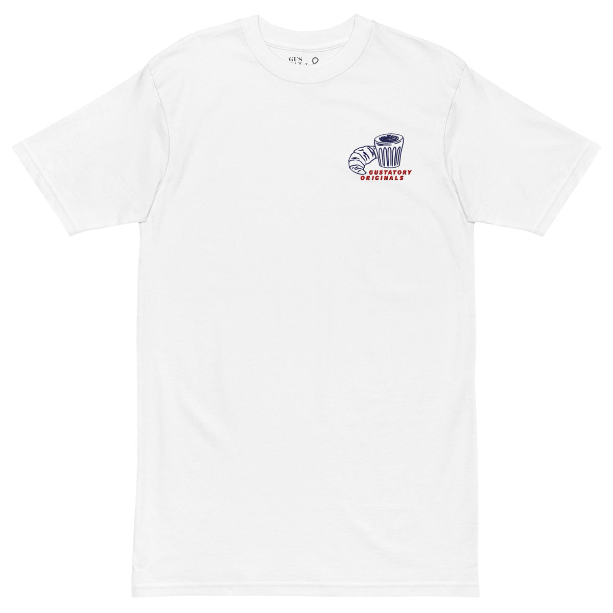 GUSTATORY Originals Postcards From Sunday Heavy Cotton Embroidered T-Shirt – product image 4 of 6