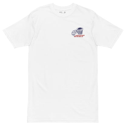 GUSTATORY Originals Postcards From Sunday Heavy Cotton Embroidered T-Shirt – product image 4 of 6