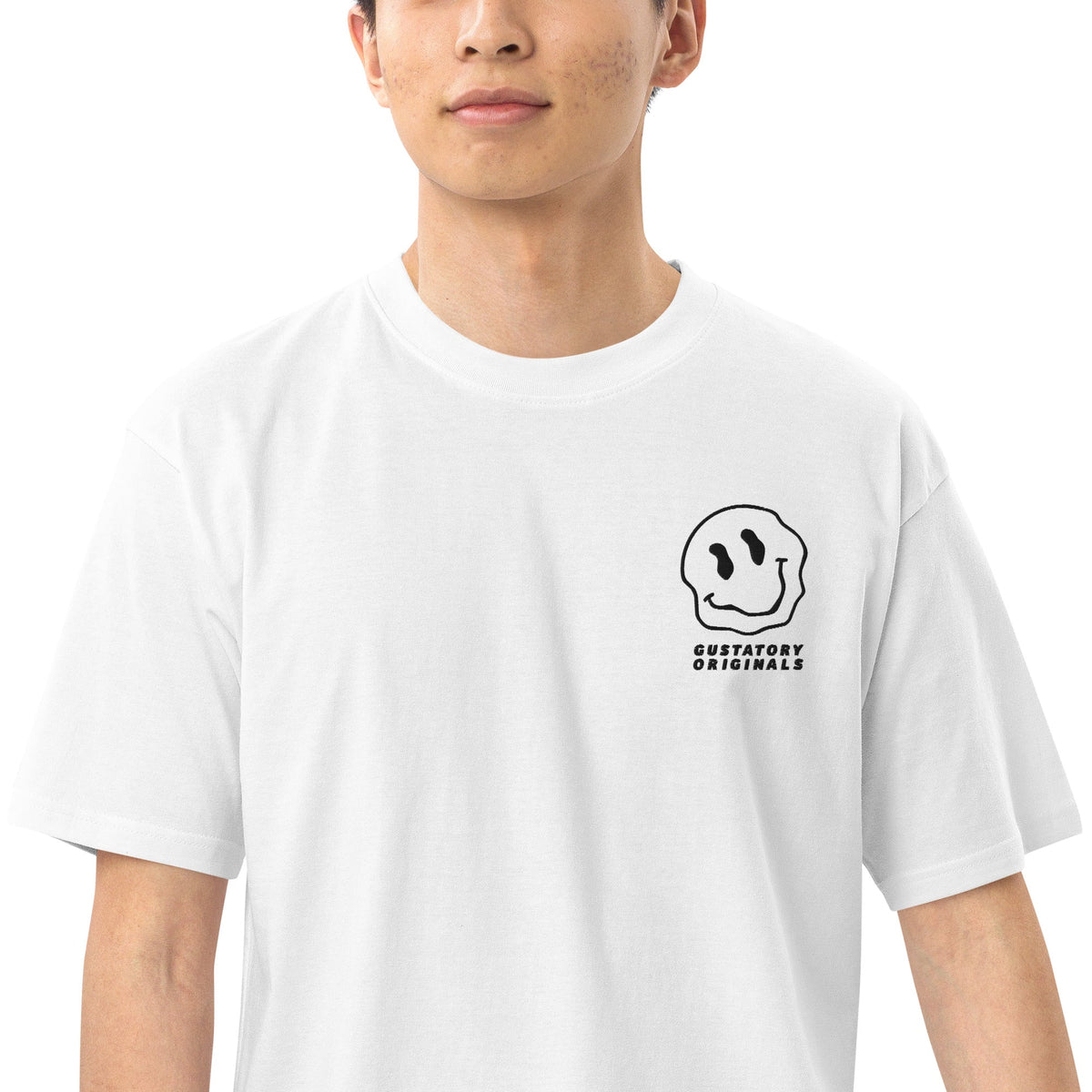 GUSTATORY Originals Have A Nice Day Heavy Cotton Embroidered T-Shirt - product image 16 of 17