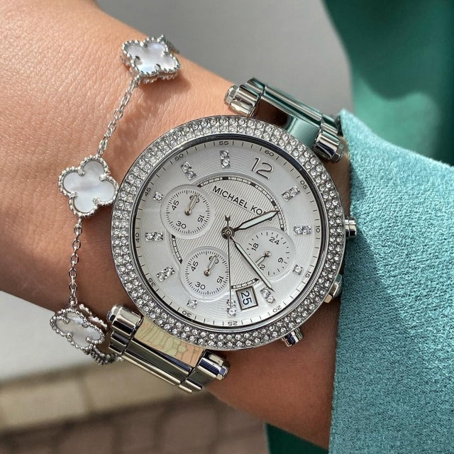 Michael Kors MK5353 Parker Women's Silver Watch – product image 8 of 10