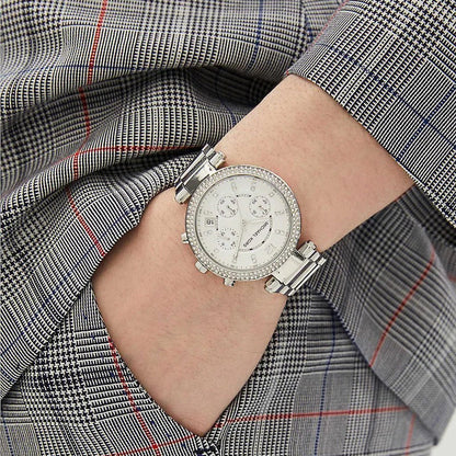 Michael Kors MK5353 Parker Women's Silver Watch – product image 9 of 10