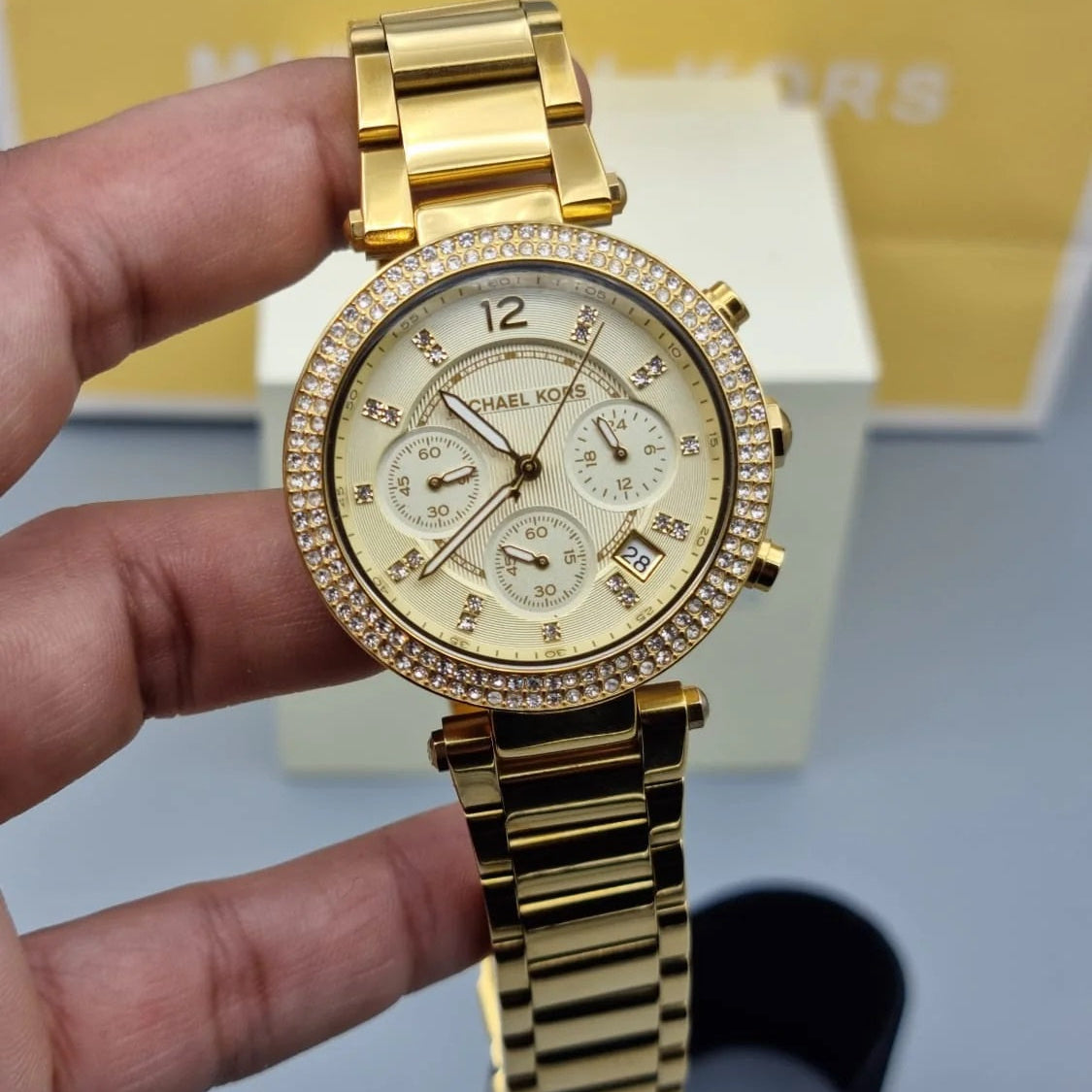 Michael Kors MK5354 Parker Women's Gold Watch – product image 7 of 8