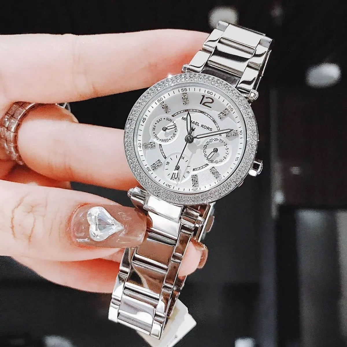 Michael Kors MK5615 Mini Parker Women's Silver Watch – product image 7 of 10