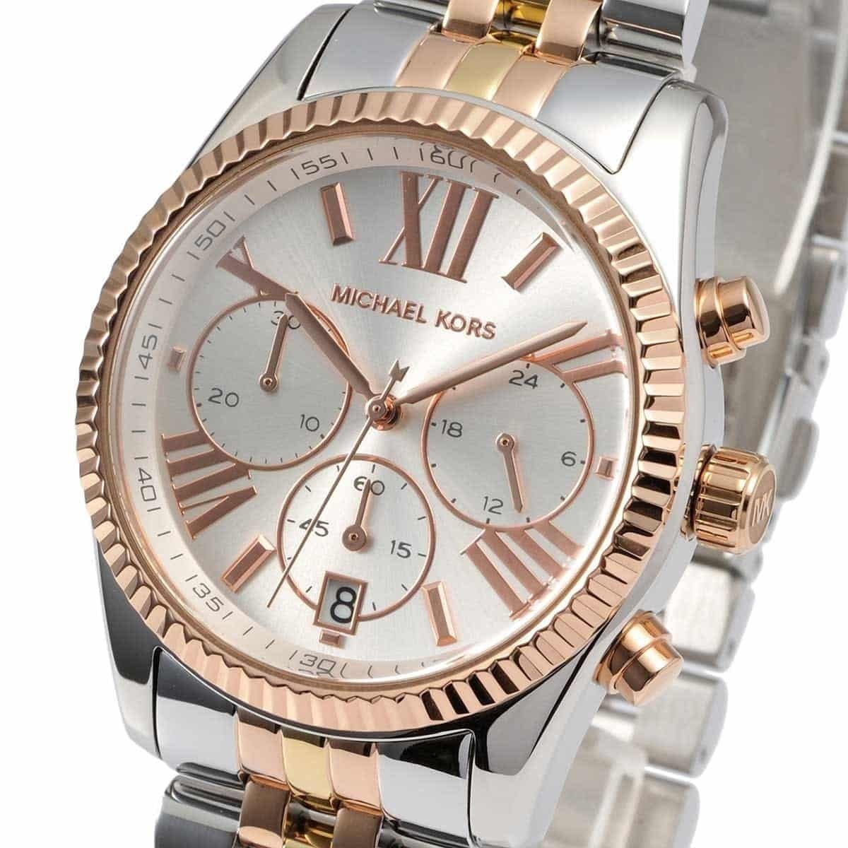 Michael Kors MK5735 Lexington Women's Tri-Tone Watch – product image 3 of 9