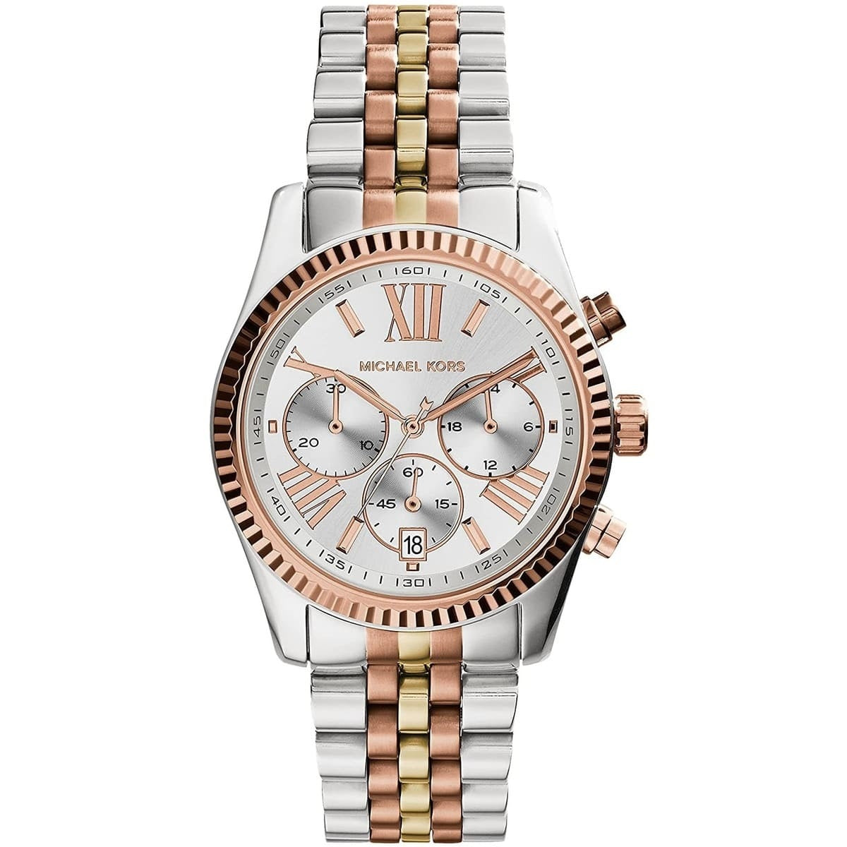 Michael Kors MK5735 Lexington Women's Tri-Tone Watch – product image 1 of 9