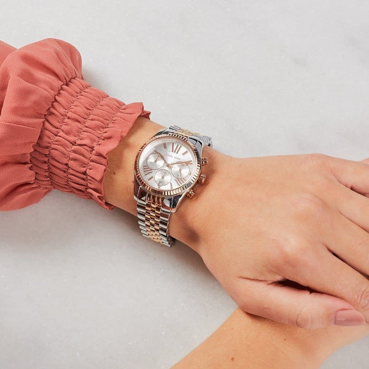 Michael Kors MK5735 Lexington Women's Tri-Tone Watch – product image 6 of 9
