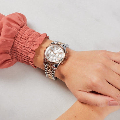 Michael Kors MK5735 Lexington Women's Tri-Tone Watch – product image 6 of 9