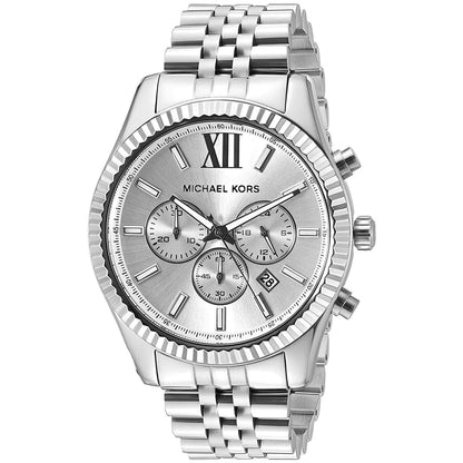 Michael Kors MK8405 Lexington Men's Silver Watch – product image 1 of 9