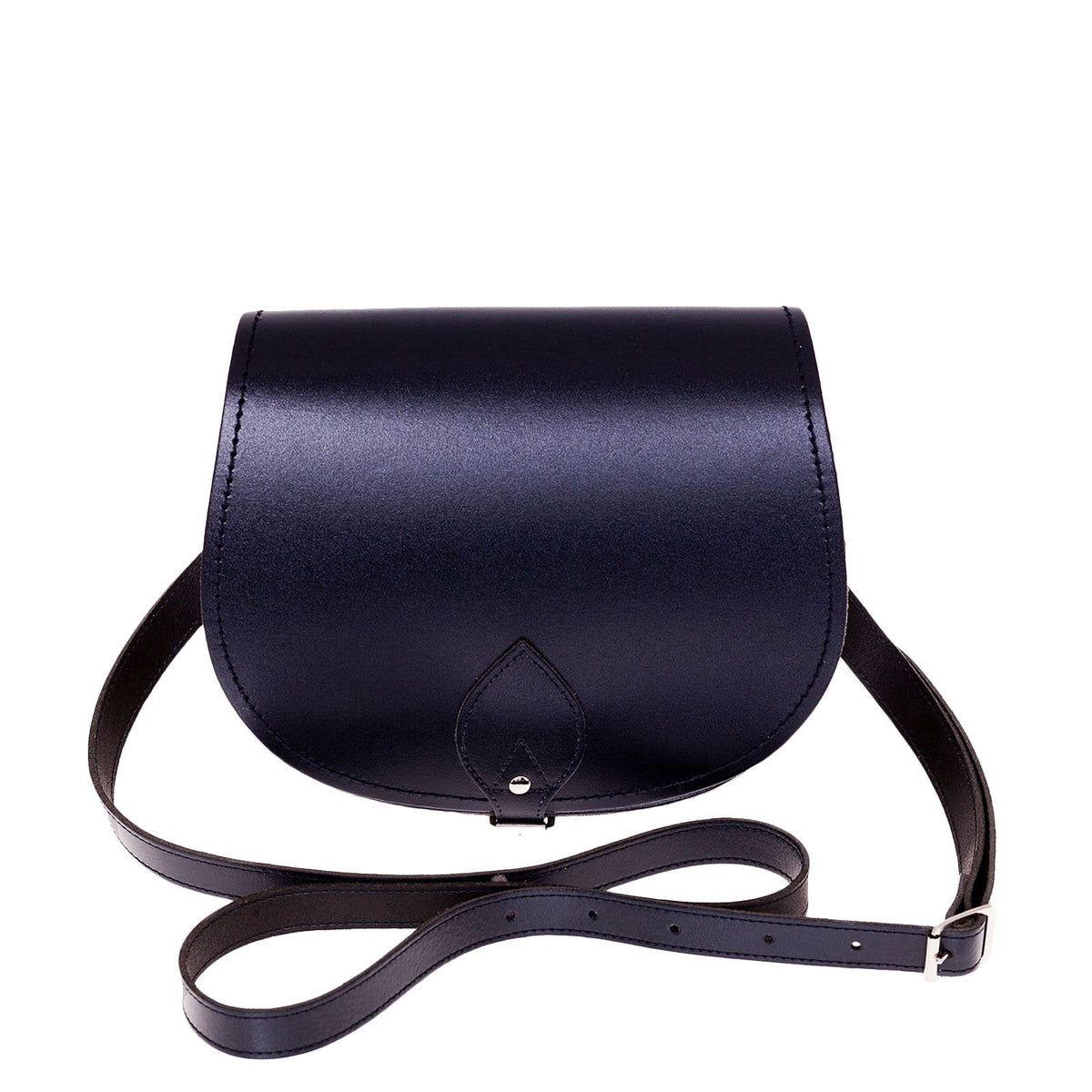 Handmade Leather Saddle Bag - Navy – product image 1 of 3
