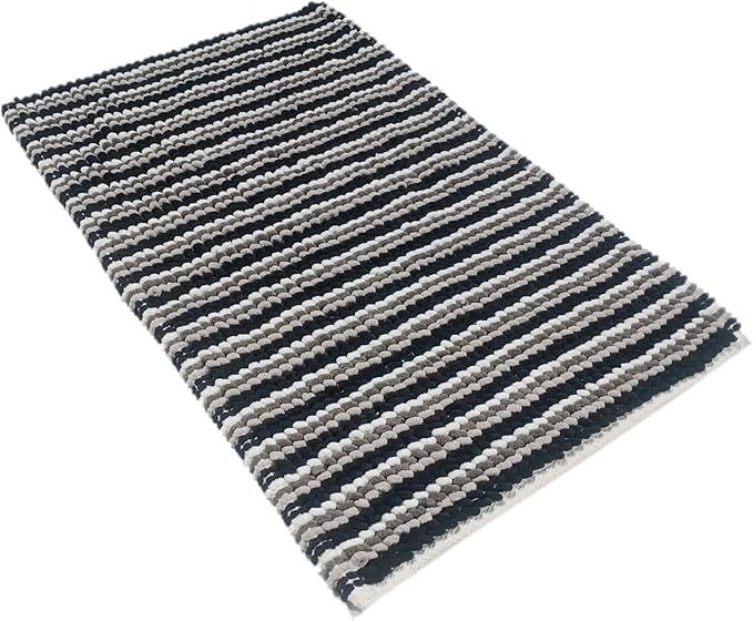 OLIVIA ROCCO Amalfi 2 Piece Bath Mat Set 100% Cotton Jumbo Plush Absorbent Pedestal Bath – product image 7 of 10