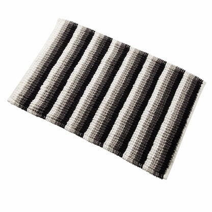 OLIVIA ROCCO Padstow Stripe Bathmat 50 x 80 cm Quick-Drying Anti-Slip Absorbent Durable – product image 1 of 14