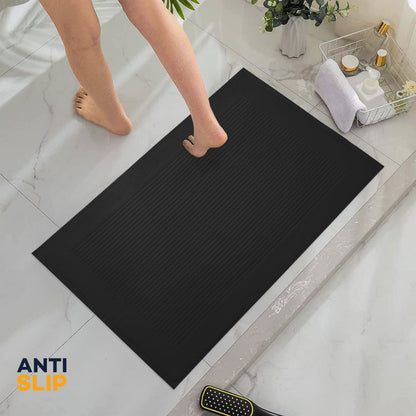 OLIVIA ROCCO Monaco 2 Piece Bath Mat And Pedestal Set Non Slip Water Absorbent 100% Cotton Easy-Care Hotel-Quality Textile – product image 6 of 10