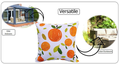 OLIVIA ROCCO Summer Fruits Waterproof Cushion Covers 43 x 43 cm Reversible Indoor Outdoor – product image 2 of 7