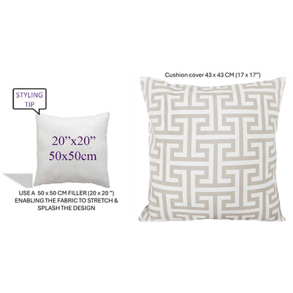 OLIVIA ROCCO Cushion Covers 43x43 cm Waterproof Breathable Outdoor Indoor Use Milano – product image 5 of 8