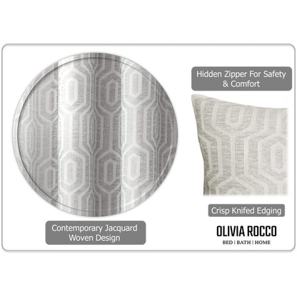 OLIVIA ROCCO Paris Cushion Covers 2 Pack Modern Natural Decorative Square Scatter – product image 3 of 8