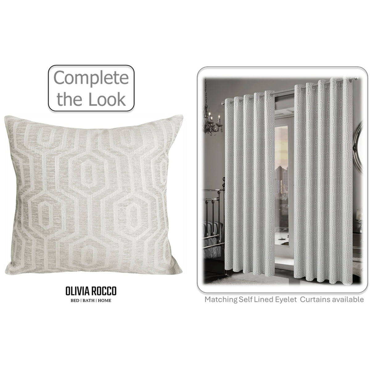 OLIVIA ROCCO Paris Cushion Covers 2 Pack Modern Natural Decorative Square Scatter – product image 6 of 8