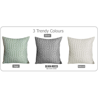 OLIVIA ROCCO Paris Cushion Covers 2 Pack Modern Natural Decorative Square Scatter – product image 7 of 8