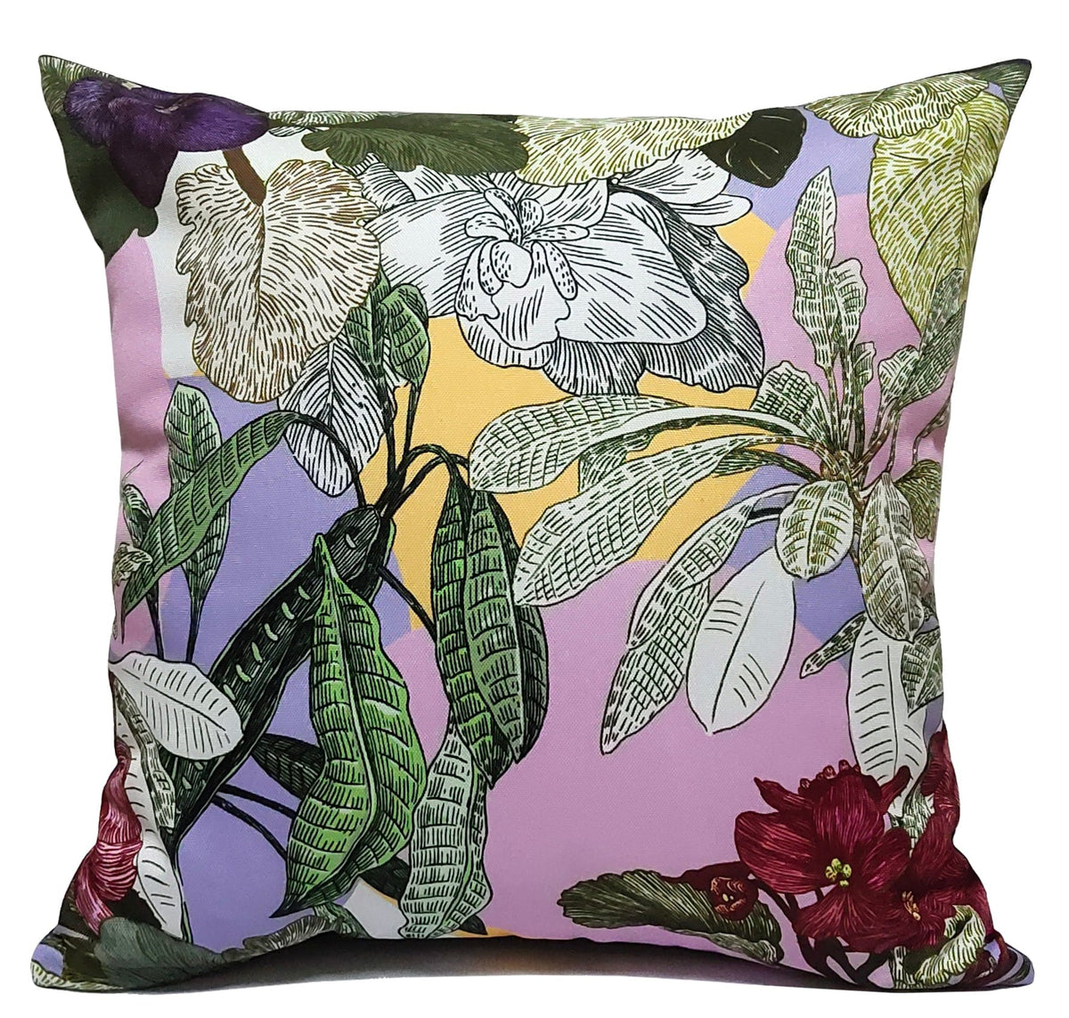 OLIVIA ROCCO Cushion Covers Dhalia Lilac Waterproof 43x43cm Reversible Breathable Indoor – product image 1 of 6