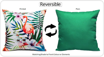 OLIVIA ROCCO Flamingo Waterproof Cushion Covers 43x43 cm Reversible Breathable Decorative – product image 3 of 6