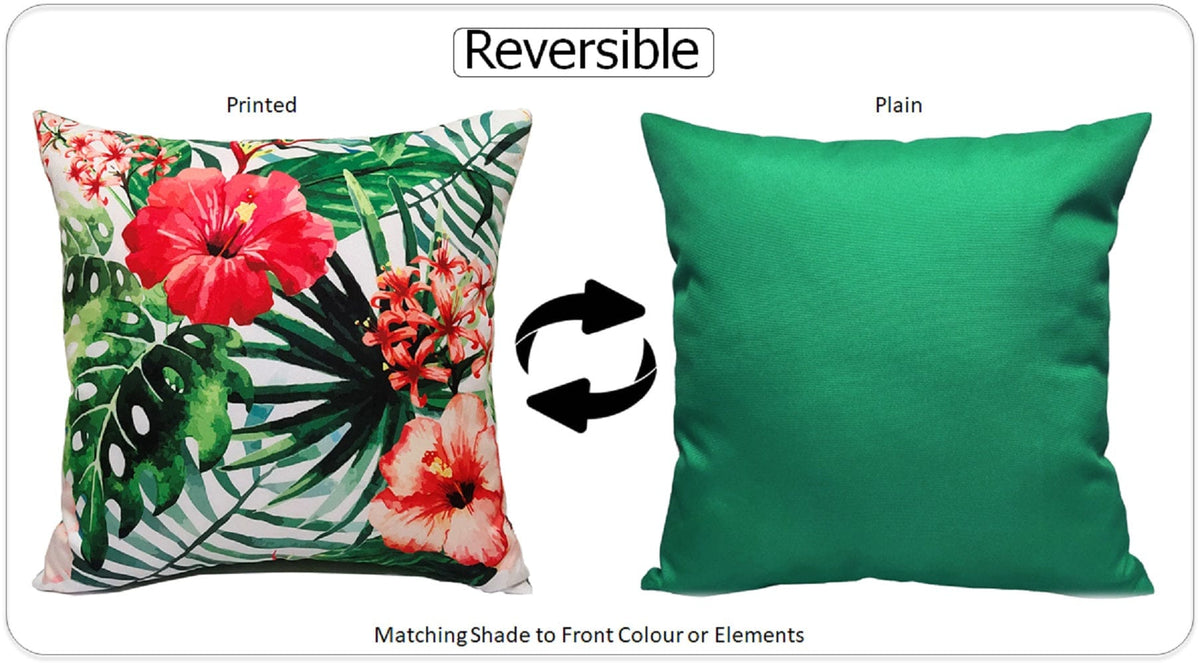 OLIVIA ROCCO Gardenia Waterproof Cushion Covers 43 x 43 cm For Sofa And Bedroom Hotel-Style Sofa or Bed Accent – product image 3 of 6