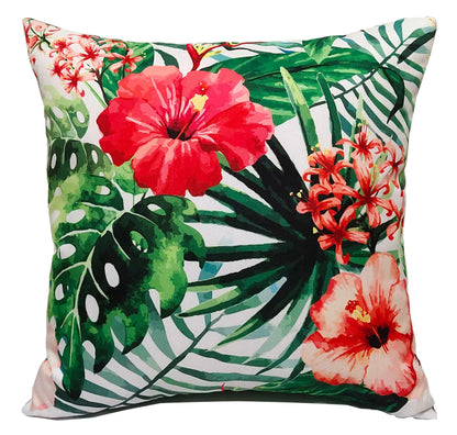 OLIVIA ROCCO Gardenia Waterproof Cushion Covers 43 x 43 cm For Sofa And Bedroom Hotel-Style Sofa or Bed Accent – product image 1 of 6