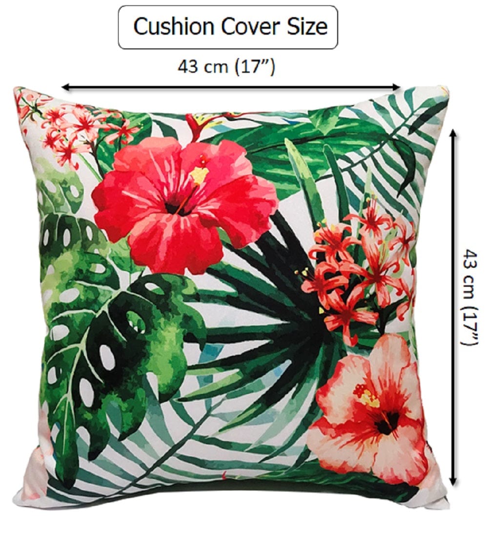 OLIVIA ROCCO Gardenia Waterproof Cushion Covers 43 x 43 cm For Sofa And Bedroom Hotel-Style Sofa or Bed Accent – product image 2 of 6
