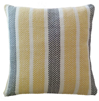 OLIVIA ROCCO Cushion Covers Striped Indian Cotton Indoor Outdoor With Discreet Zipper – product image 4 of 5
