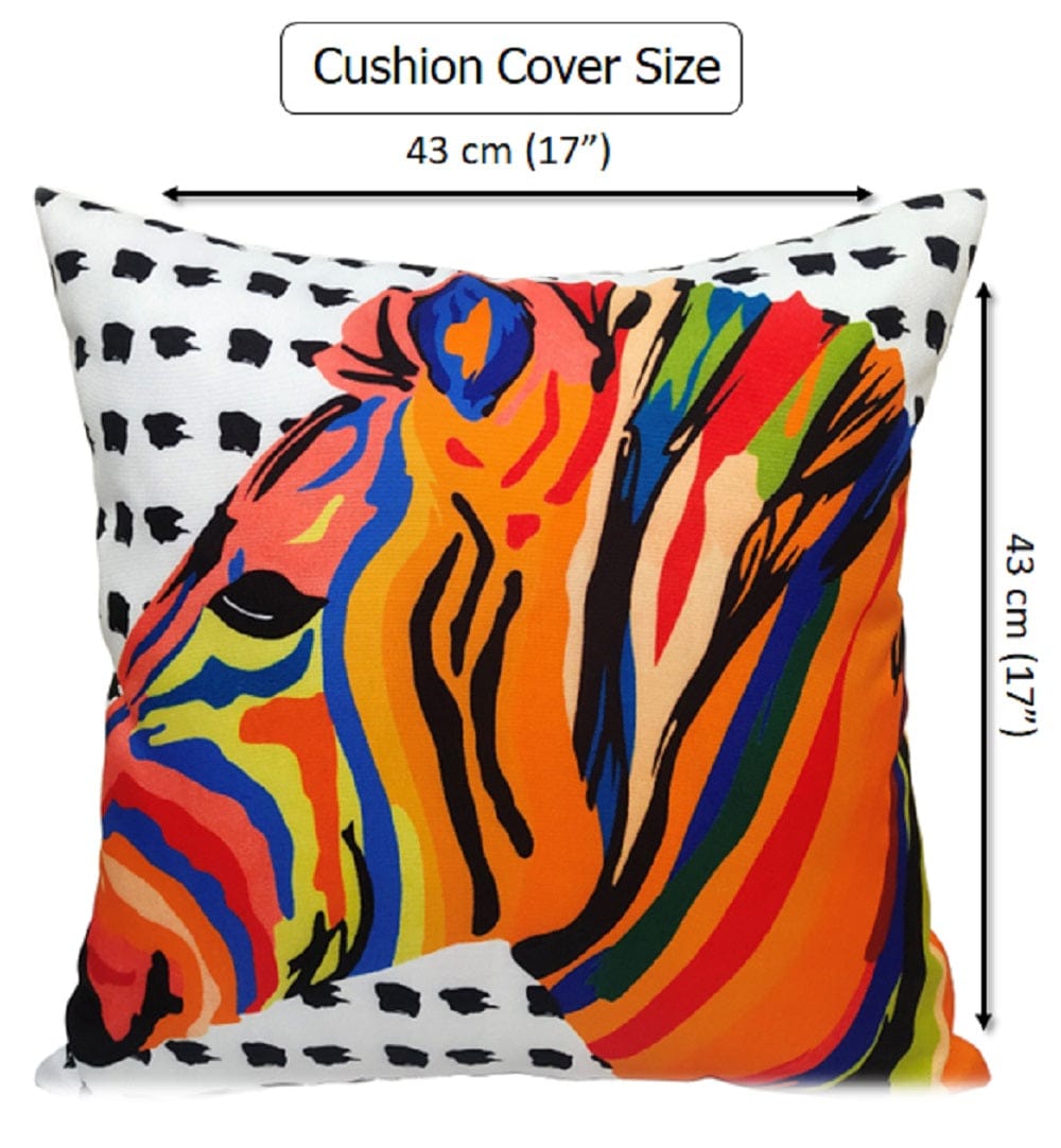 OLIVIA ROCCO Kampala Orange Waterproof Cushion Covers 43 x 43 cm Reversible Breathable – product image 2 of 6