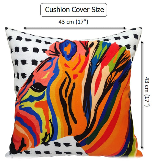OLIVIA ROCCO Kampala Orange Waterproof Cushion Covers 43 x 43 cm Reversible Breathable – product image 2 of 6