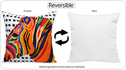 OLIVIA ROCCO Kampala Orange Waterproof Cushion Covers 43 x 43 cm Reversible Breathable – product image 3 of 6