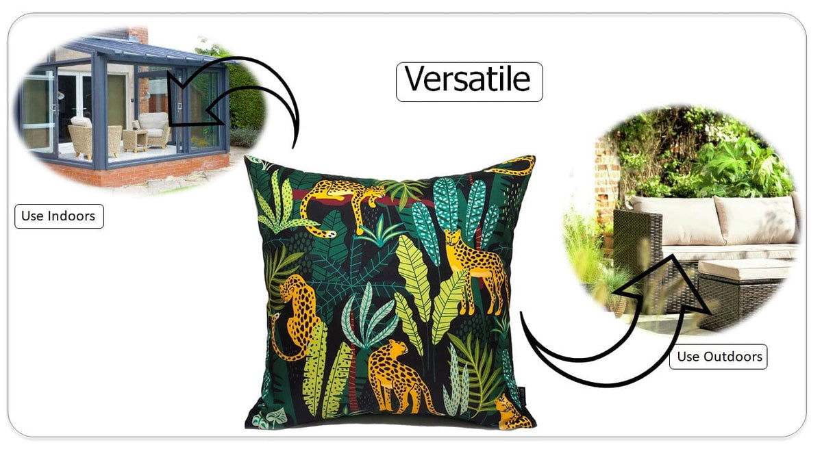 OLIVIA ROCCO Outdoor Cushion Covers 43x43 cm Waterproof And Weather Resistant For Patio – product image 5 of 6
