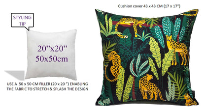 OLIVIA ROCCO Outdoor Cushion Covers 43x43 cm Waterproof And Weather Resistant For Patio – product image 4 of 6