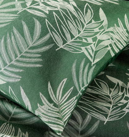 OLIVIA ROCCO Leaf Jacquard Reversible Duvet Cover Sets Grey And Pink Cotton Blend Eco – product image 3 of 9