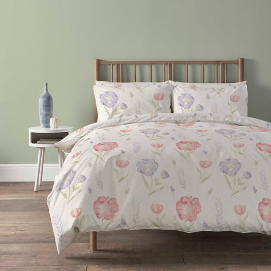 OLIVIA ROCCO Meadow Natural Duvet Cover Set Super Soft Printed Floral Bedding for a Hotel-Style Bedroom Refresh – product image 1 of 1