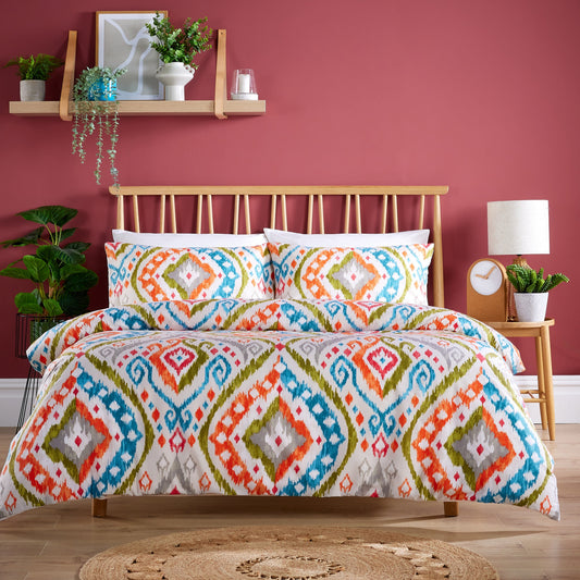 OLIVIA ROCCO Duvet Cover Set Peru-Inspired Ultra-Soft Cotton Blend With Pillowcases – product image 1 of 1