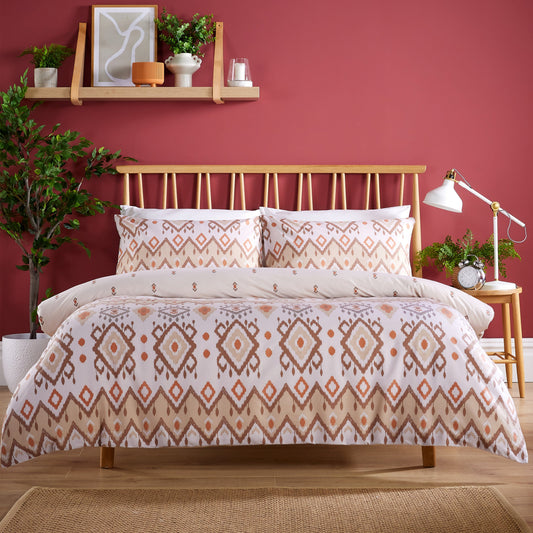 OLIVIA ROCCO Taxila Duvet Cover Set Easy Care Reversible Cotton Mix Super Soft for Everyday Luxury Hotel-Style – product image 1 of 10
