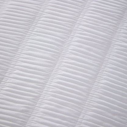 OLIVIA ROCCO Belgravia White Microfibre Duvet Cover Set With Pillowcases Soft Easy Care – product image 3 of 7