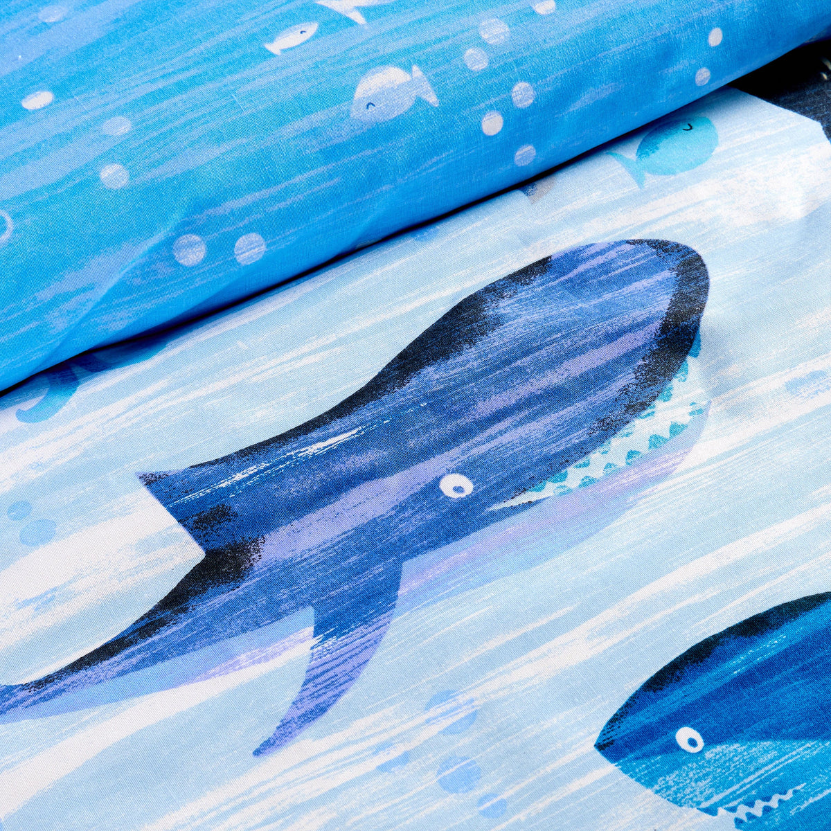 OLIVIA ROCCO Duvet Cover Set For Kids For Boys And Girls Sharks And Whales Reversible – product image 4 of 9