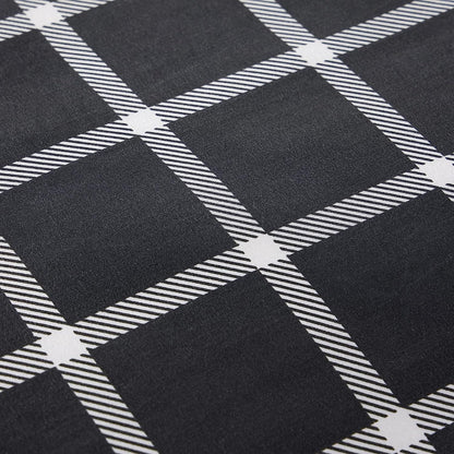 OLIVIA ROCCO Grey Check Reversible Duvet Cover Set Breathable Microfibre Easy Care – product image 3 of 7