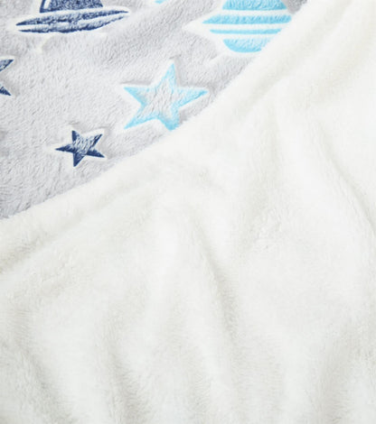 OLIVIA ROCCO Outer Space Glow In The Dark Teddy Fleece Duvet Set For Children for Easy-Care Everyday Luxury – product image 8 of 9