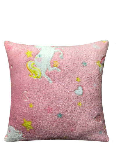 OLIVIA ROCCO Rainbow Unicorn Glow In The Dark Teddy Fleece Duvet Set For Kids Super Soft – product image 9 of 10