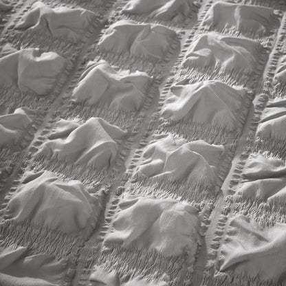 OLIVIA ROCCO Soho Grey Microfibre Duvet Cover Set With Pillowcases Quilted Super Soft – product image 3 of 7