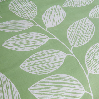 OLIVIA ROCCO Leaf Print Reversible Cotton Rich Duvet Cover Set With Pillowcases Black Bedroom Refresh Easy-Care Comfort – product image 4 of 7