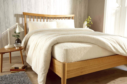OLIVIA ROCCO Teddy Fleece Extra Deep Fitted Sheet Plush Soft Winter Bedding Snug Elastic – product image 5 of 10