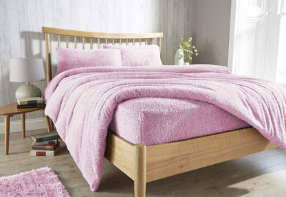 OLIVIA ROCCO Teddy Fleece Extra Deep Fitted Sheet Plush Soft Winter Bedding Snug Elastic – product image 4 of 10