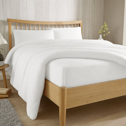 OLIVIA ROCCO Teddy Fleece Extra Deep Fitted Sheet Plush Soft Winter Bedding Snug Elastic – product image 8 of 10