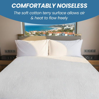 OLIVIA ROCCO Waterproof Terry Towel Mattress Protector With Deep Skirt Highly Absorbent – product image 5 of 10