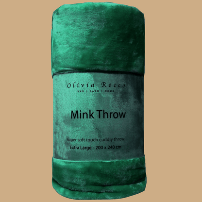 OLIVIA ROCCO Mink Faux Fur Velvet Touch Extra Large Throw Blanket Soft Warm Calming – product image 10 of 10