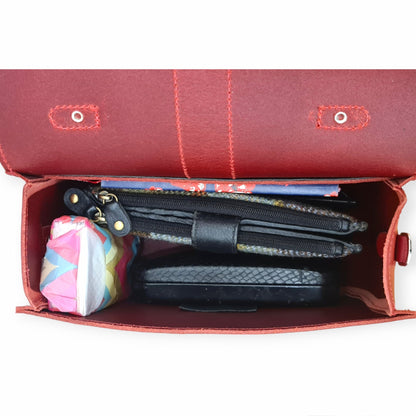 Olympia Handmade Leather Bag - Chestnut - product image 6 of 7